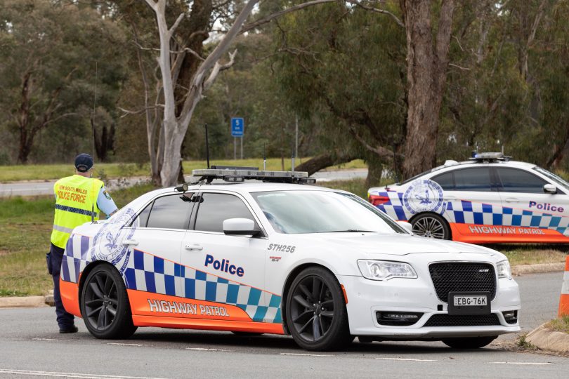 ACT police vehicles