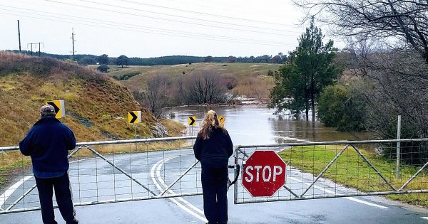 Partially treated effluent discharged into Molonglo River