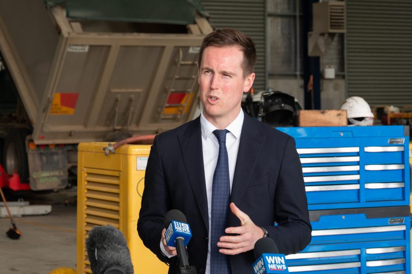Minister for Transport and City Services Chris Steel