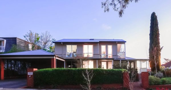 Beautifully renovated and extended, this Deakin family home is a retreat and a delight