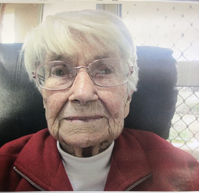 95-year-old Amy Thompson