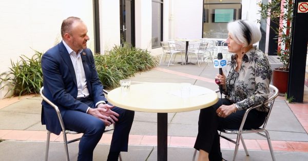 Andrew Barr faces the voters with electoral equanimity