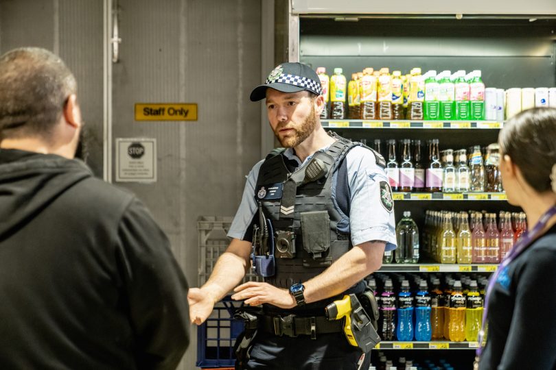 COVID-19 check by ACT Policing