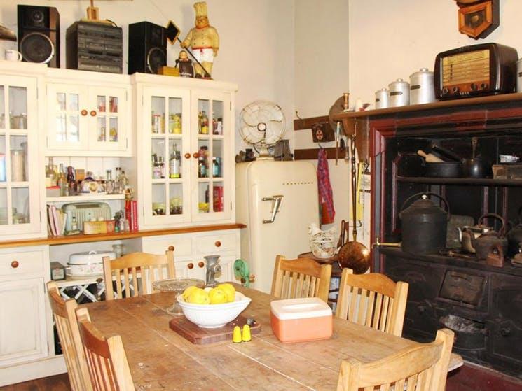 The original kitchen