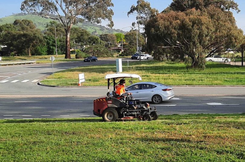 City Services mower