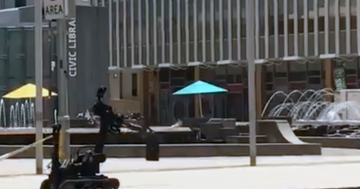 UPDATED: Bomb robot deployed after suspicious package found in Civic Square