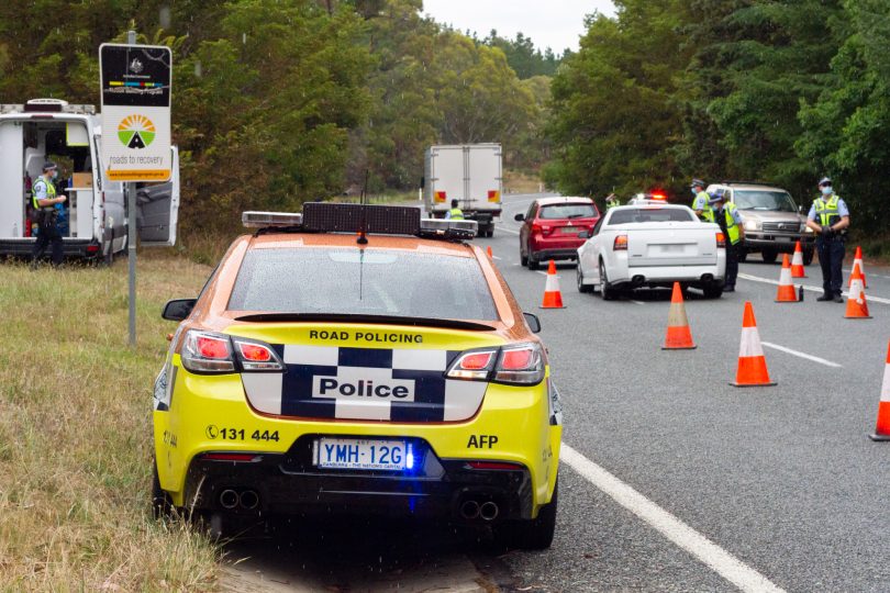 Police checkpoints during lockdown