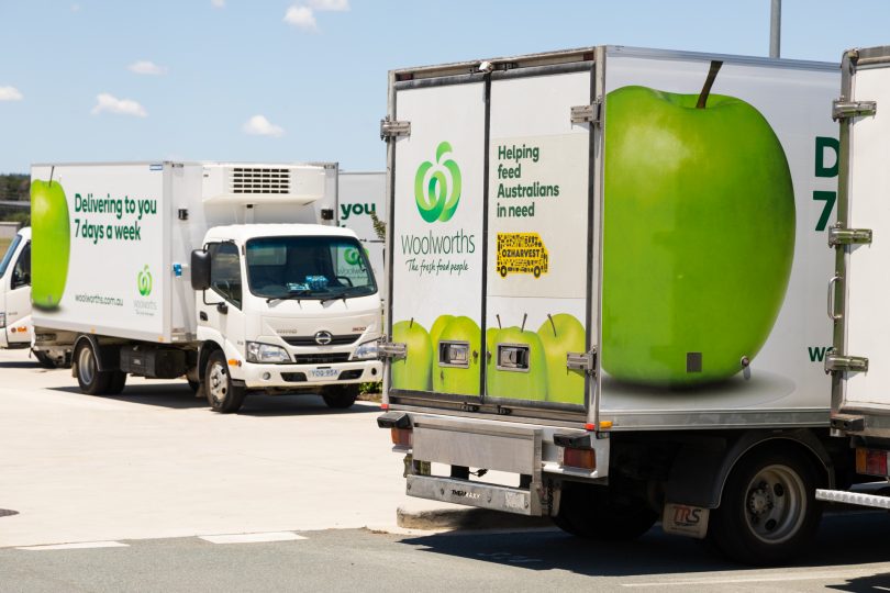 Woolworths trucks