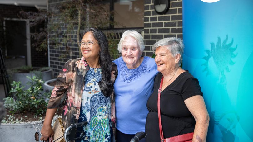 Novy Forcadas, Pat Bailey and Betty Rowley