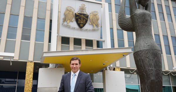 Former opposition leader Alistair Coe bids farewell to the Assembly