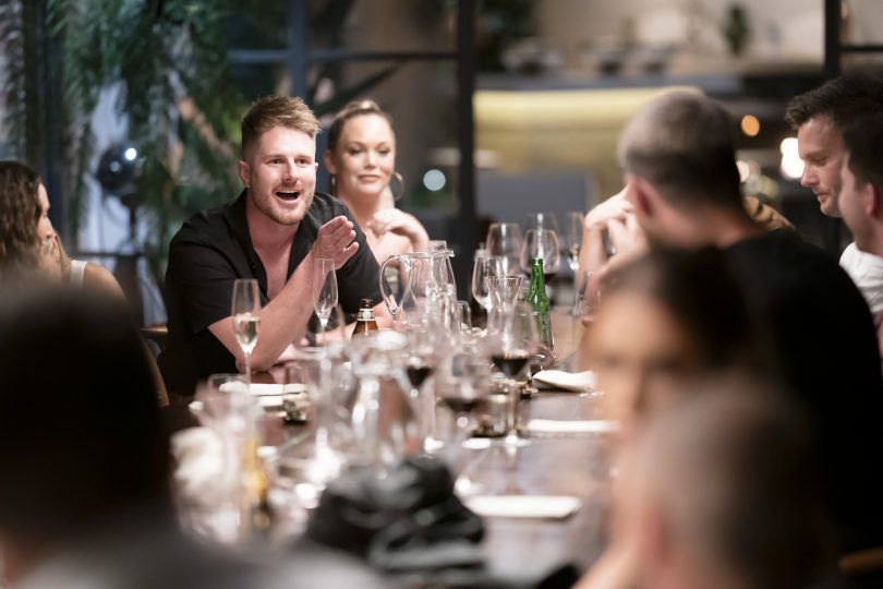 Bryce during the dinner party argument.