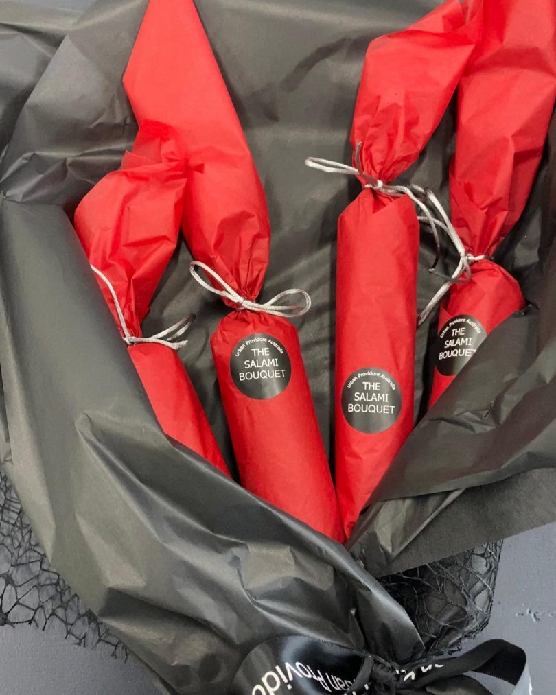 Salami bouquets