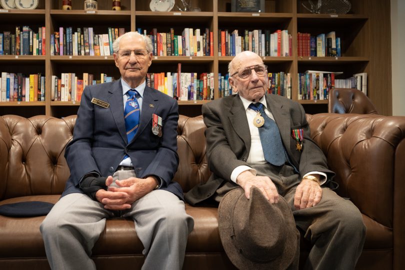 Lionel Davidson and Jack Monaghan