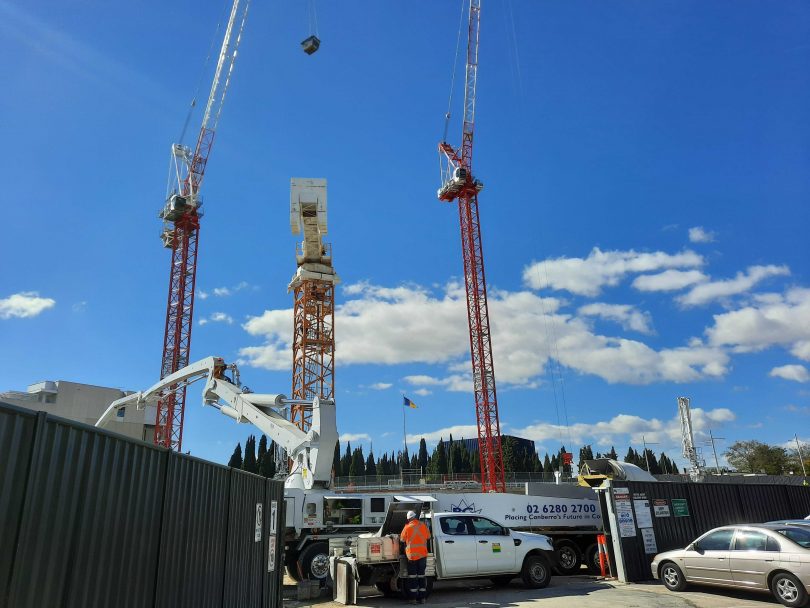 One City Hill construction site