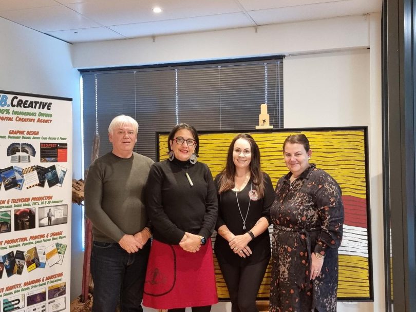 Craig Sams, Jo Kamira, Belinda Kendall and Rachelle Towart from Canberra Indigenous Business Network