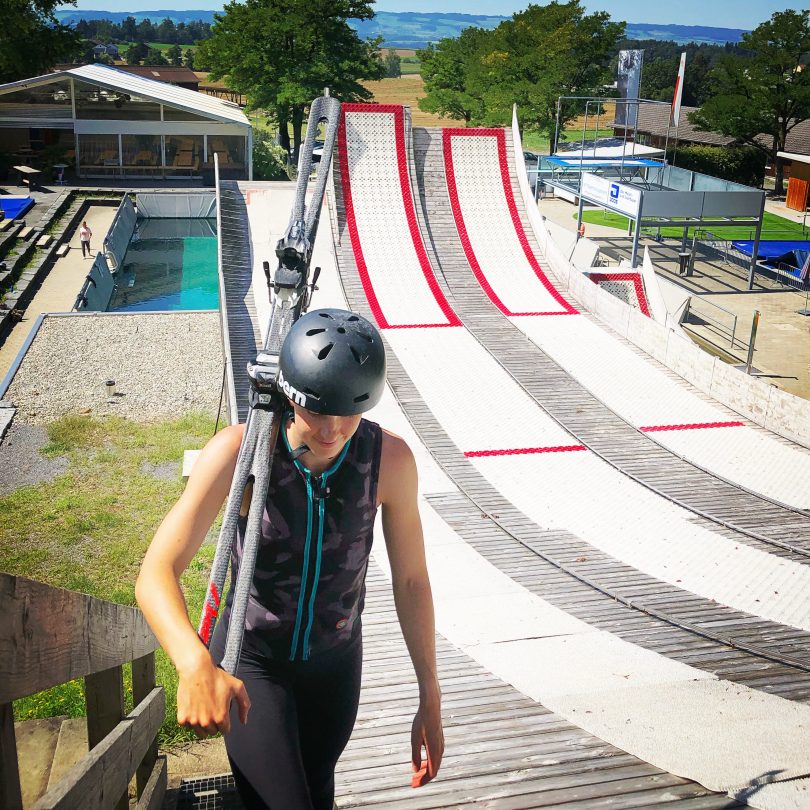 Laura in training. Photo: Supplied.