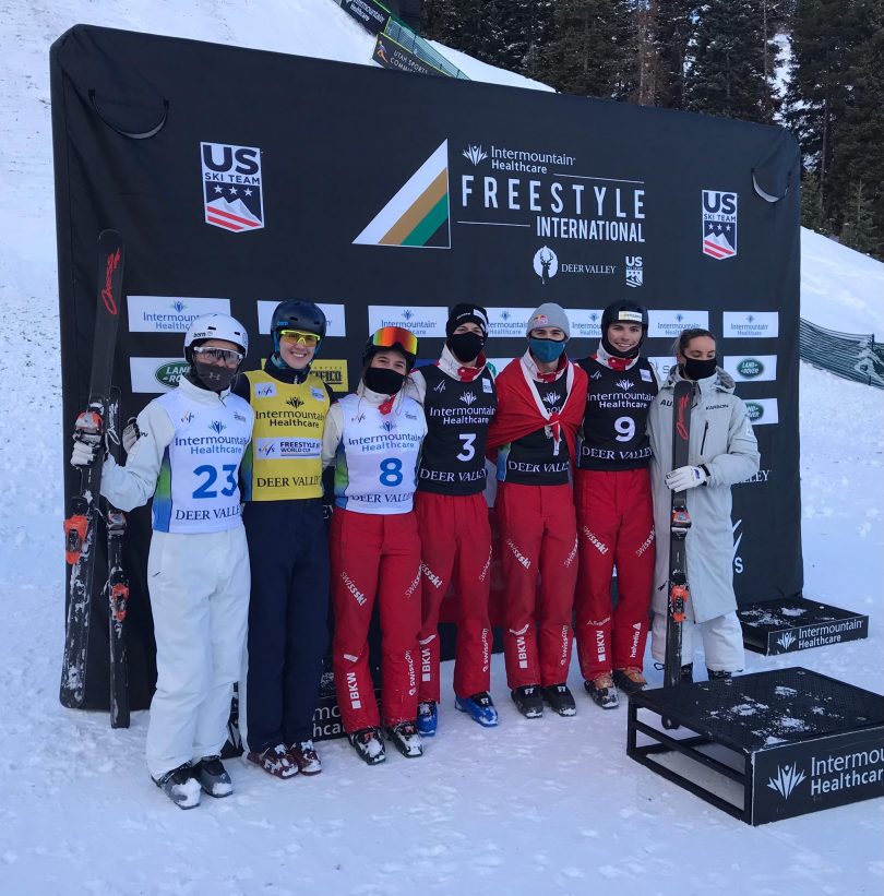 The Australian and Swiss ski teams