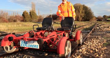 Rail bikes revive historic train line in NSW Southern Tablelands