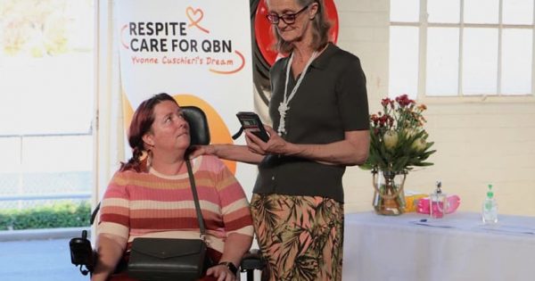Speechless Tascha becomes the voice for a new respite care centre in Queanbeyan