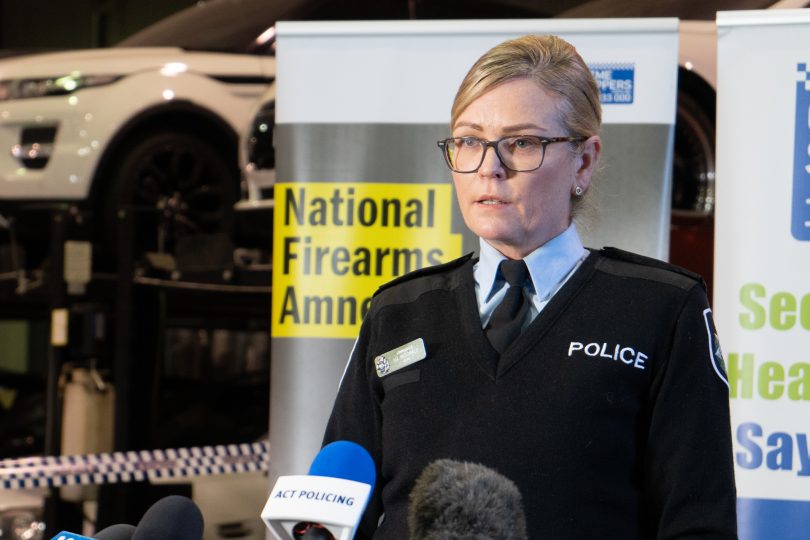 Acting ACT Chief Police Officer Liz McDonald