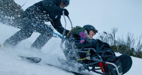 This young girl skiing is the most heart-warming thing you'll see today
