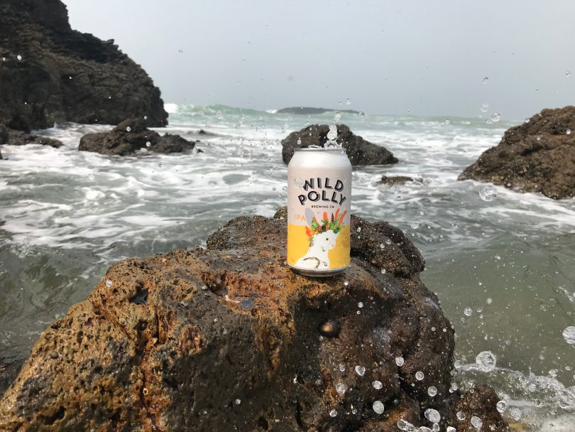 A can of Wild Polly IPA 