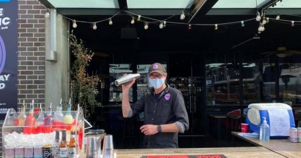 Fancy a #lockycocky? Walking cocktails now available on the Foreshore