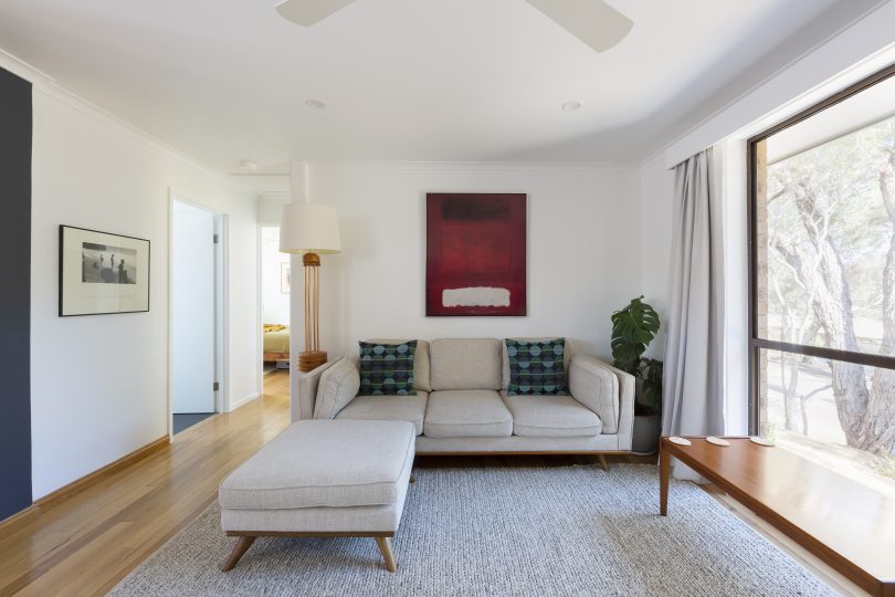 Lounge room in house at 69 Dugdale Street in Cook