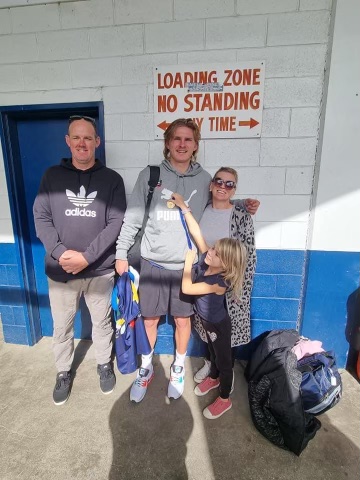 Josh Fahey, Adam Fahey, Kym Fahey and Lucy Fahey