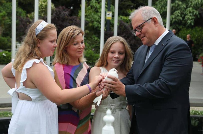 Scott Morrison and family