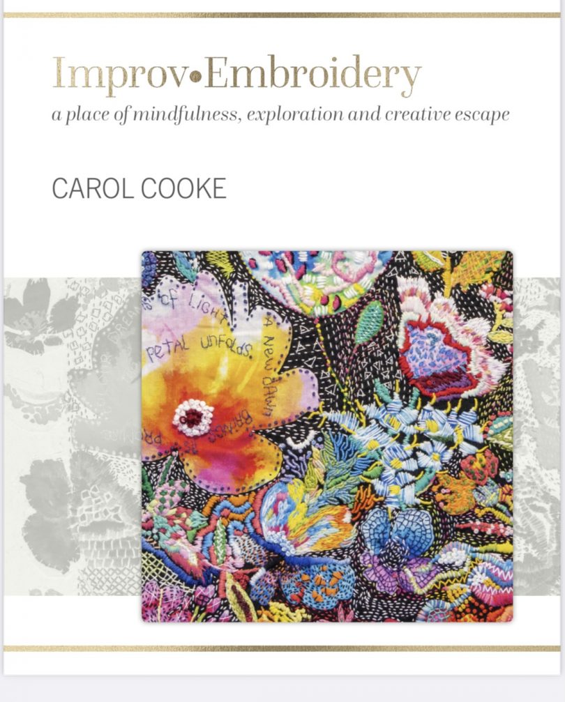 Cover of book 'Improv.Embroidery: A Place of Mindfulness, Exploration and Creative Escape'