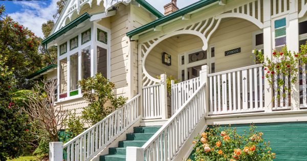 Step back in time to the grand art-nouveau era in this heritage coastal homestead