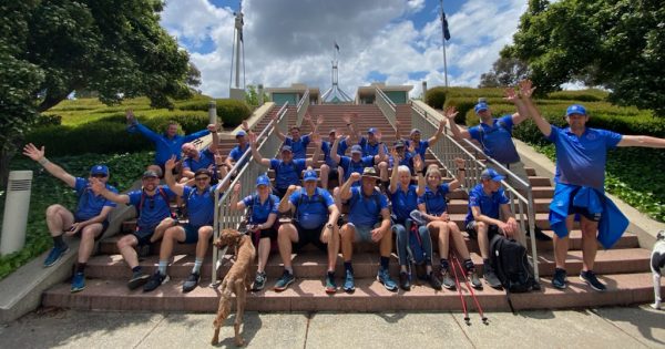 Menslink walkers are taking on a 140 km challenge next week. Here's how you can help.