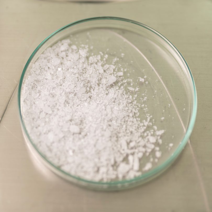 Dish of naphthalene