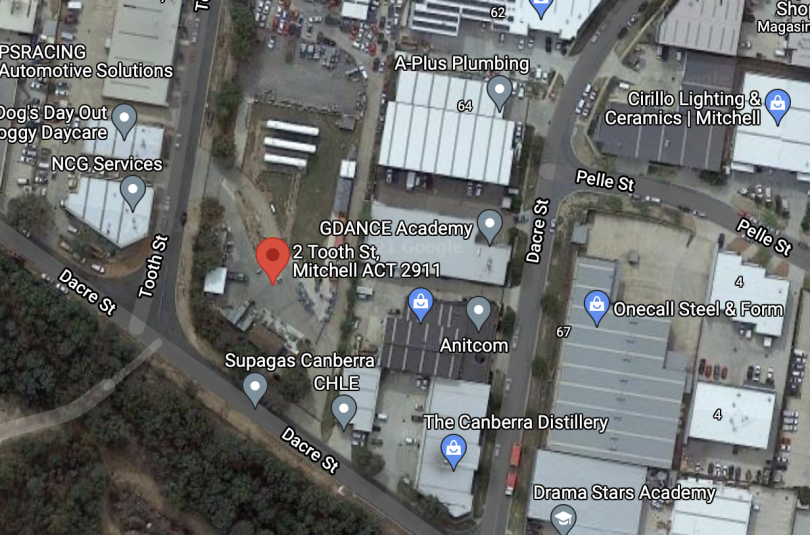 Google maps image of Mitchell