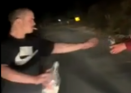 Mother bashed when she tried to defend her son from two attackers