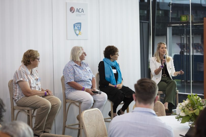 Raelee Thompson, Rina Hore, Professor Kim Rubenstein and Sheena Ireland.