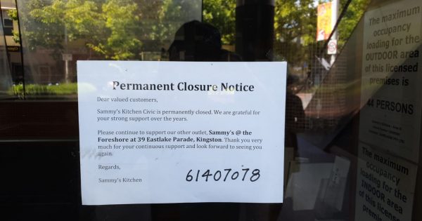 Sammy's Kitchen in Civic closes its doors