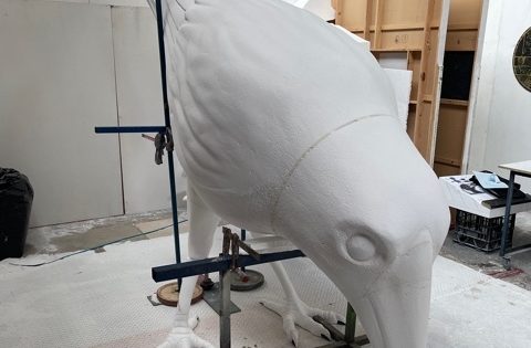 Meet the Canberra artist behind the massive magpie that's about to swoop into Civic
