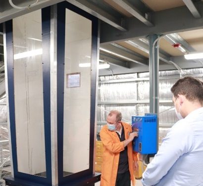 CSIRO bushfire lab vertical wind tunnel