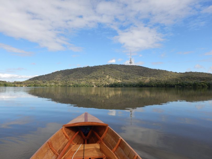 Boat on Lake Burley Griffin
