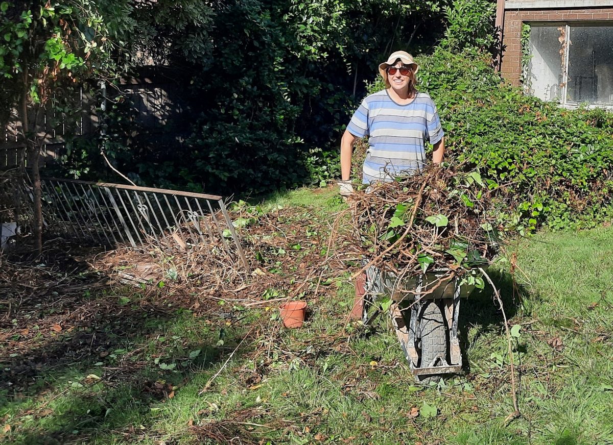 Woman gardening