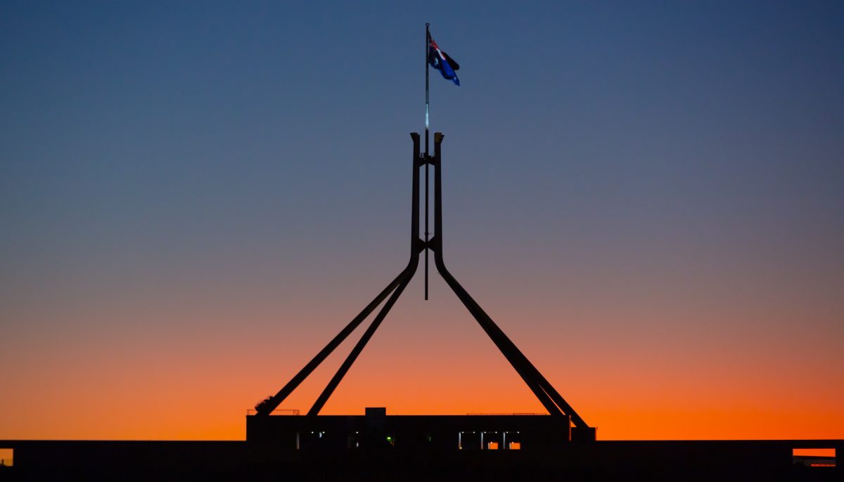 Parliament House flagpole