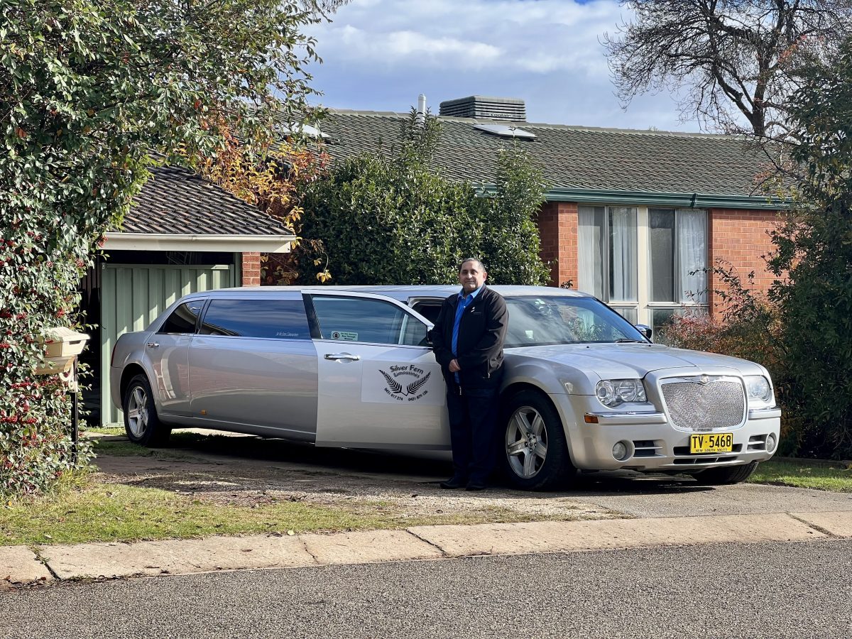 Man and his limousine
