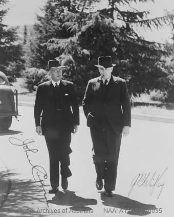 John Curtin and Ben Chifley.