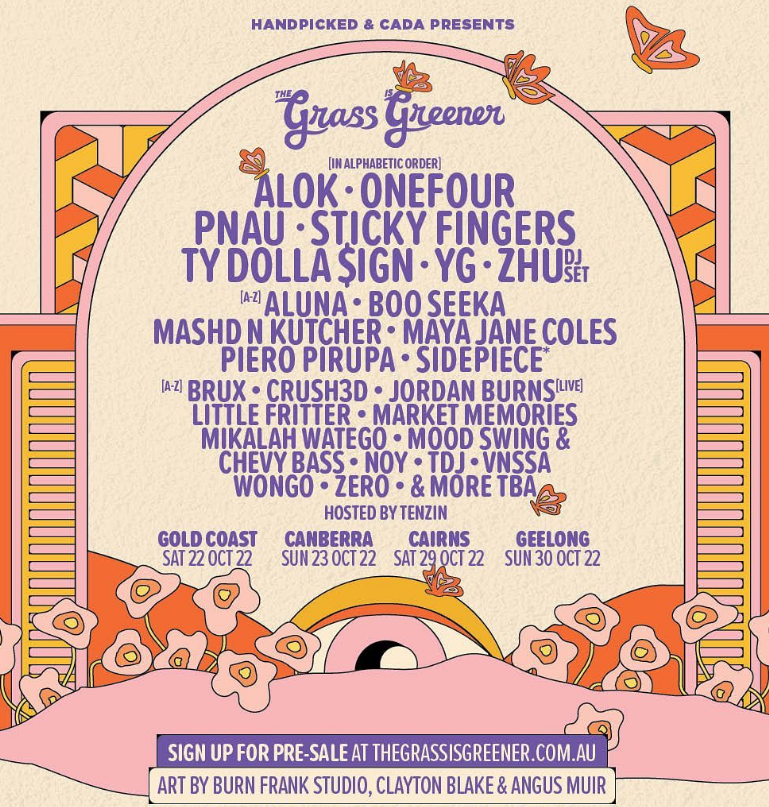 The grass is greener festival line up image