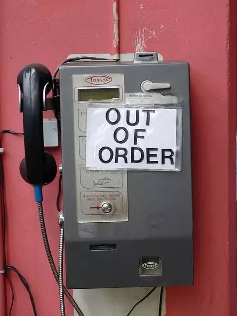 Old broken phone