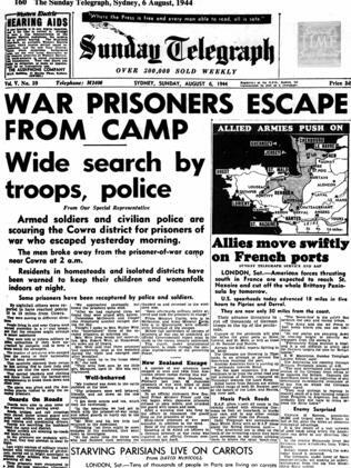 Newspaper front page