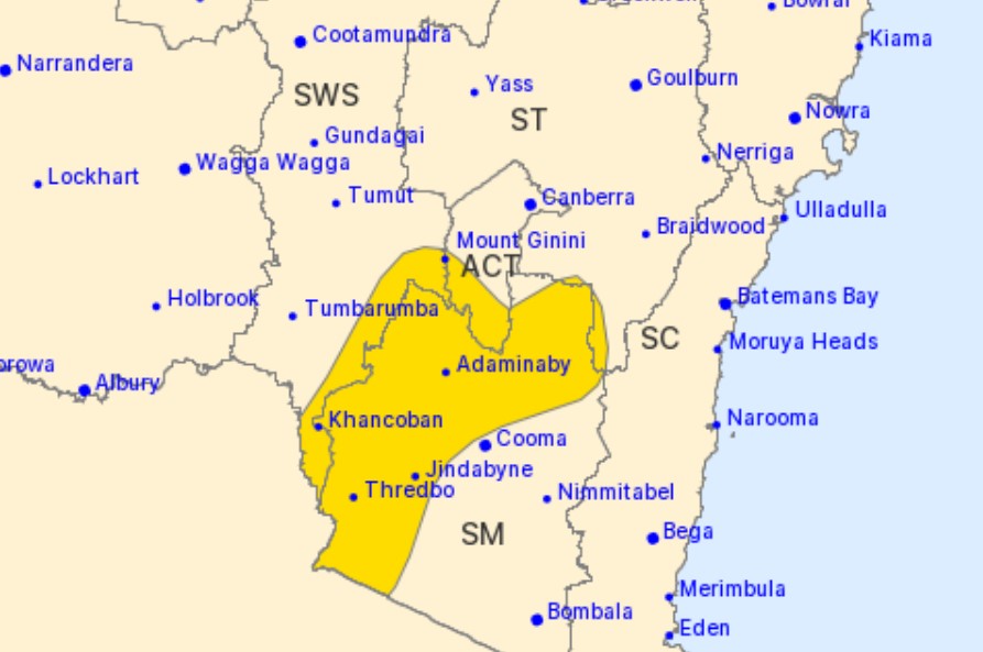 Map of NSW