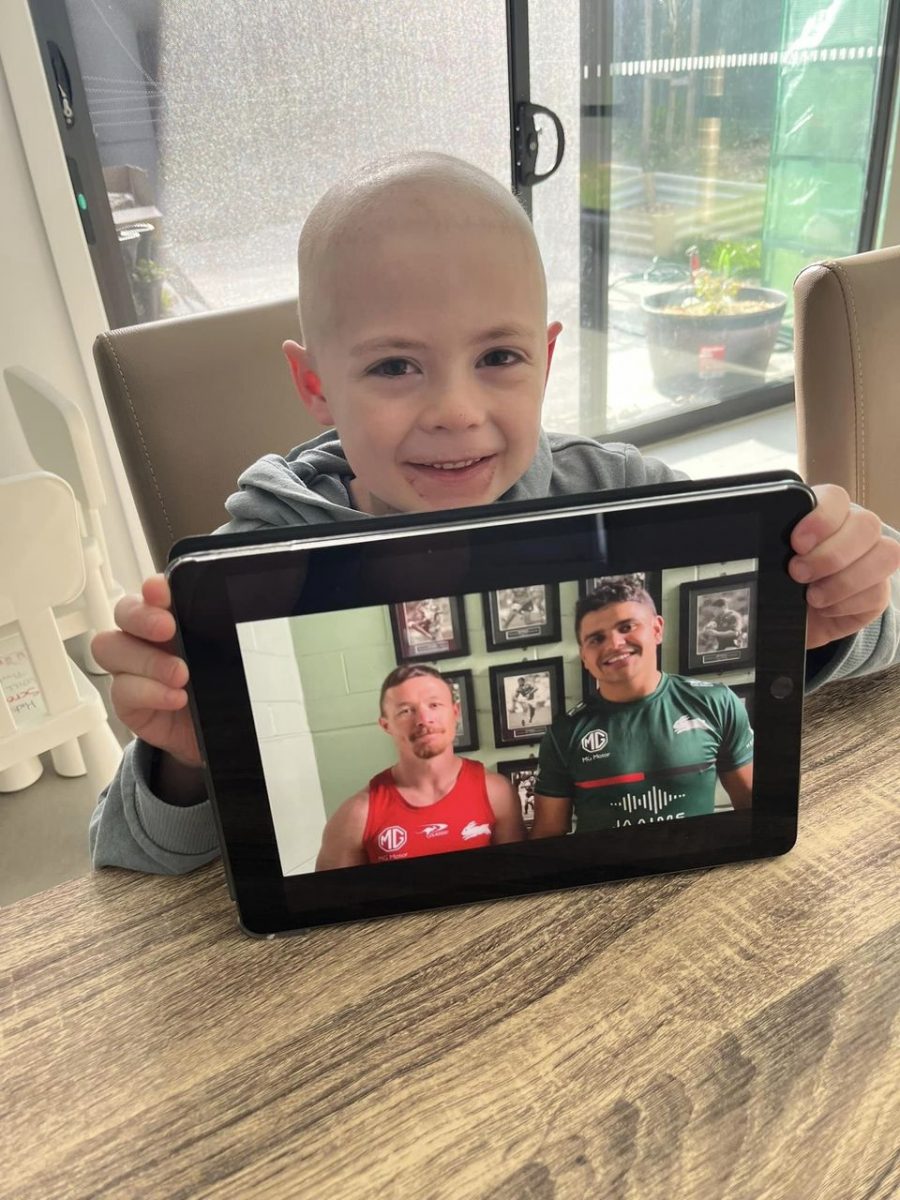 boy with iPad